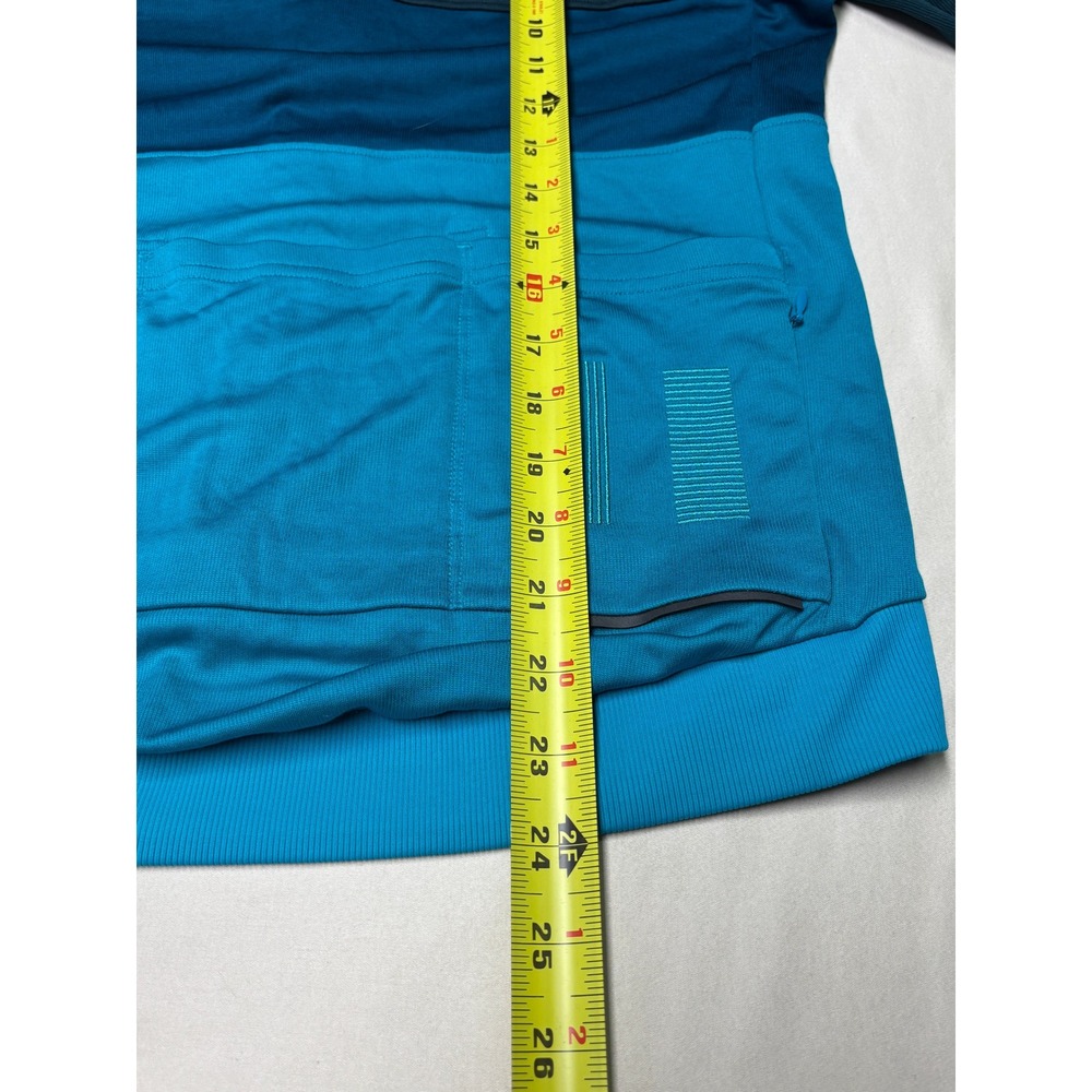 Rapha Mens Short Sleeve Tricolour Cycling Jersey Blue Merino Wool Blend Medium - Picture 7 of 8